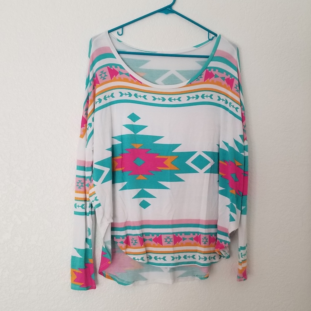 Southwestern Long Sleeve Top